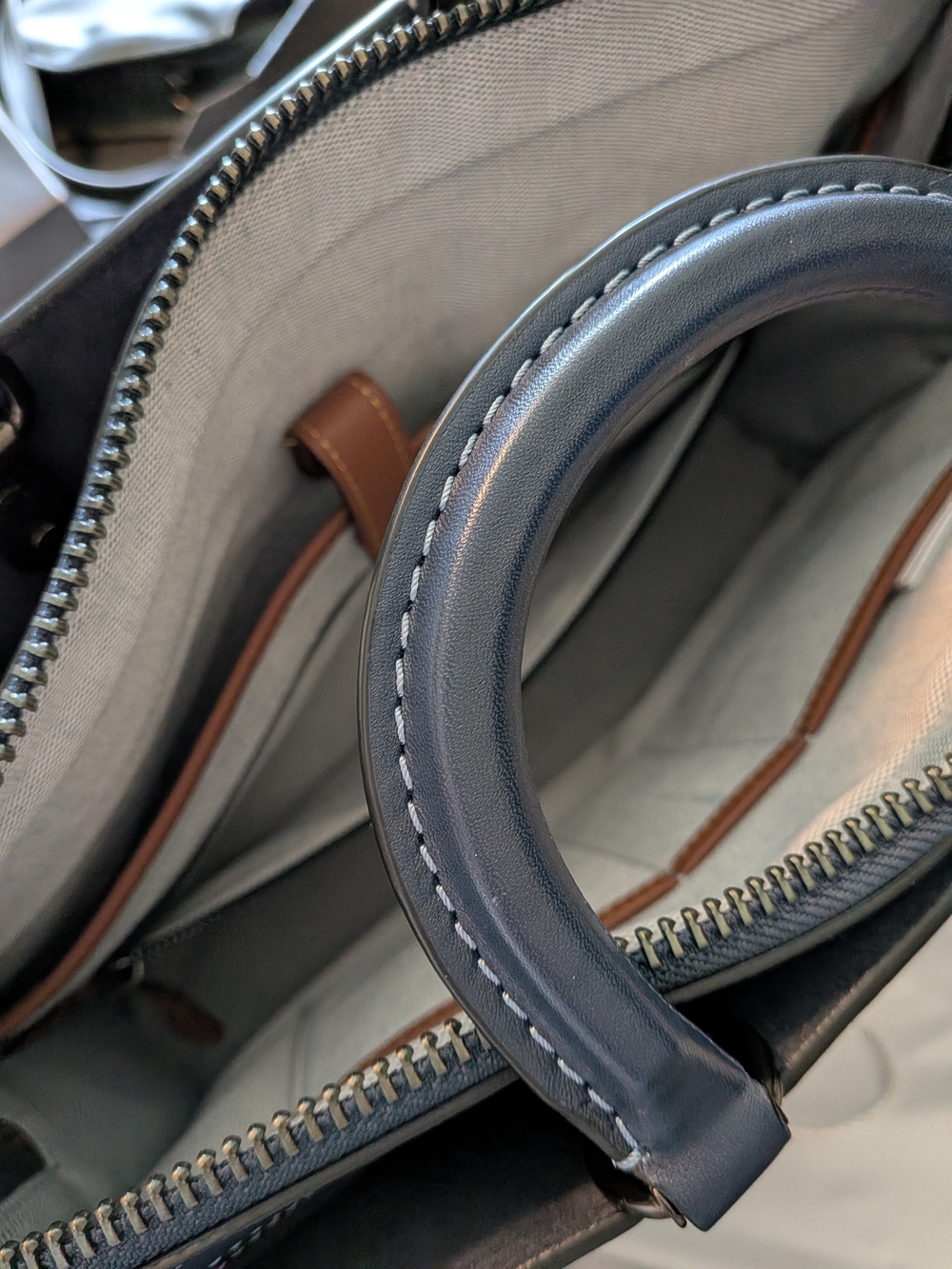 Coach Rare 1941 Rogue Deep Blue Briefcase - Picture 5 of 11